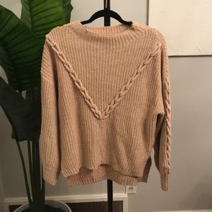 Oversized knit sweater